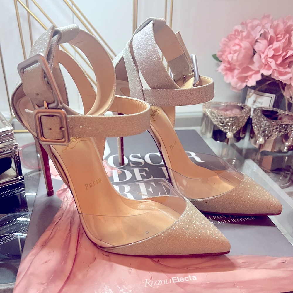 Silver Christian Louboutin Sandals